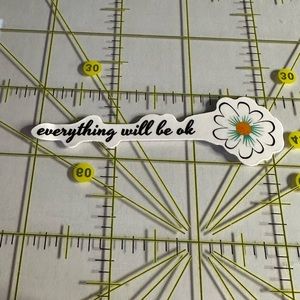 •Brand New• Flower Power Aesthetic Waterproof Sticker